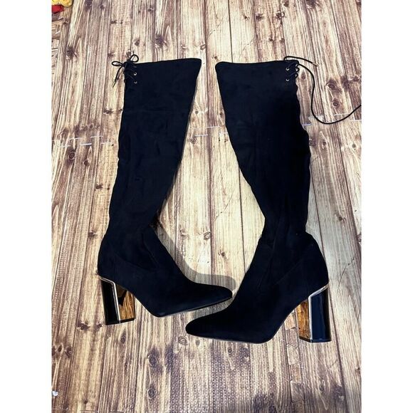 Guess Black High Heel Boots - Picture 4 of 12